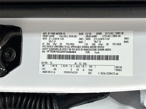 Used 2019 Ford F150 XLT w/ Equipment Group 302A Luxury image 33