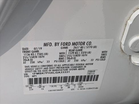 Used 2020 Ford Explorer Limited image 28