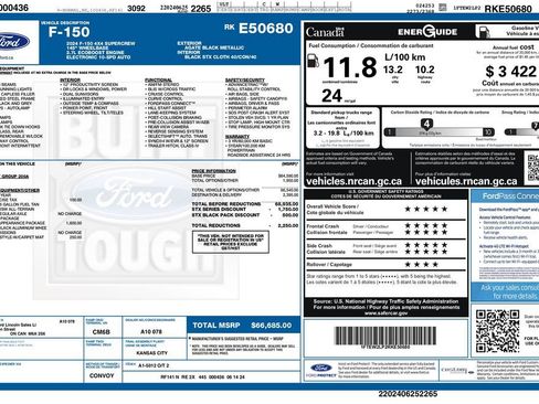 Used 2024 Ford F150 STX w/ STX Black Appearance Package image 3