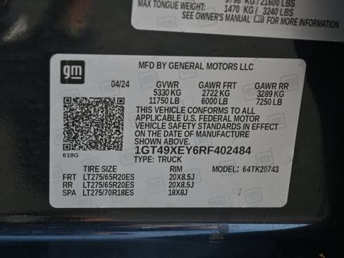 Used 2024 GMC Sierra 2500 Denali Ultimate w/ Max Trailering Package AWD/4WD image 38