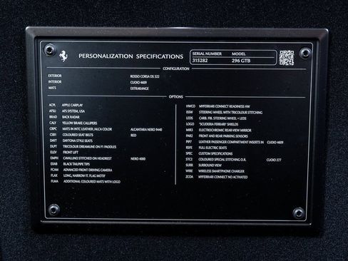 Certified 2025 Ferrari 296 GTB image 24