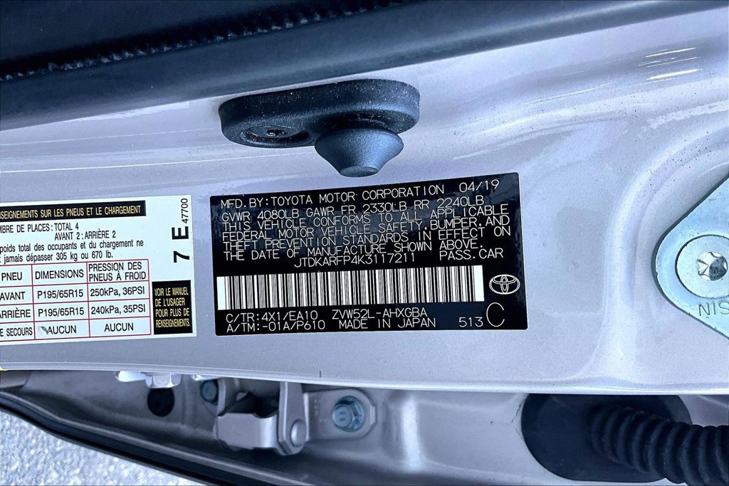 Certified 2019 Toyota Prius Prime Advanced FWD image 19