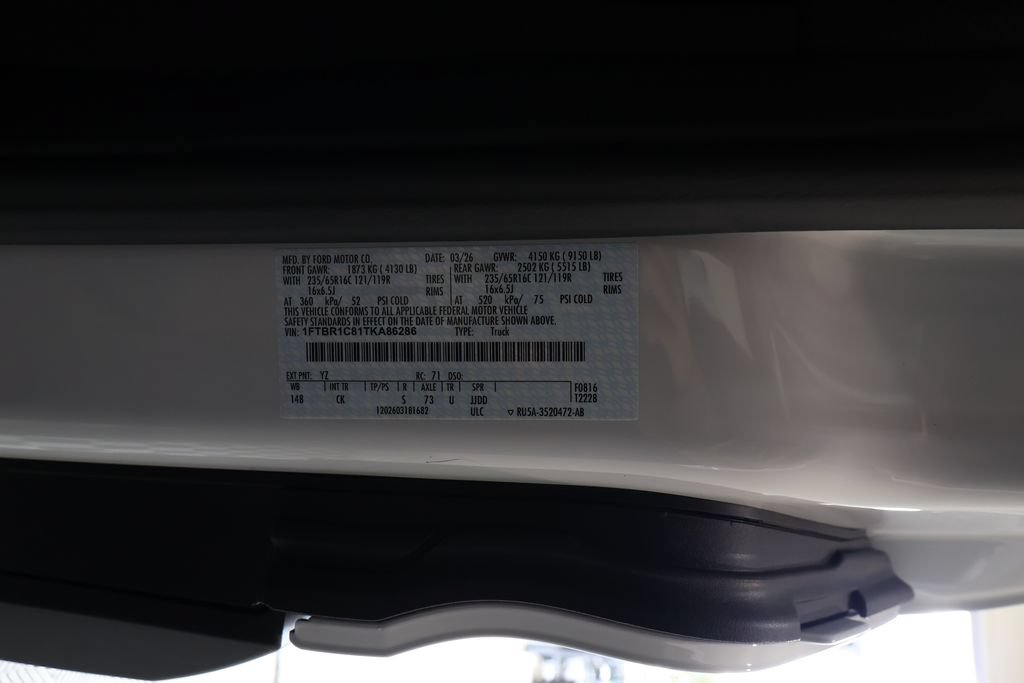 Used 2026 Ford Transit 250 148 Medium Roof w/ Load Area Protection Package RWD image 30
