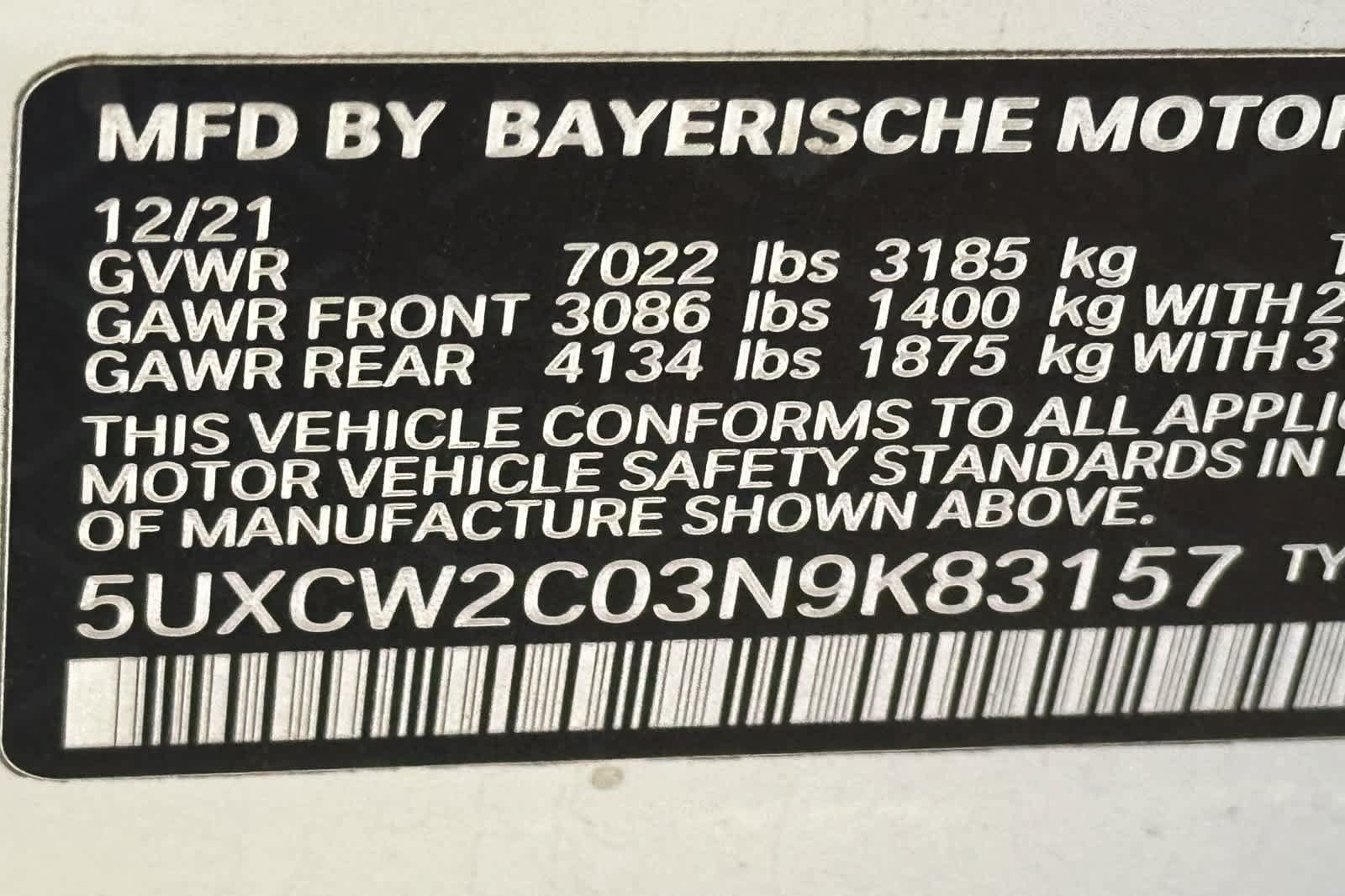 Used 2022 BMW X7 xDrive40i w/ M Sport Package AWD/4WD image 26