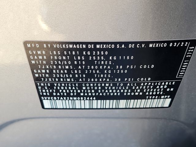 Certified 2022 Volkswagen Tiguan SE R-Line FWD image 32