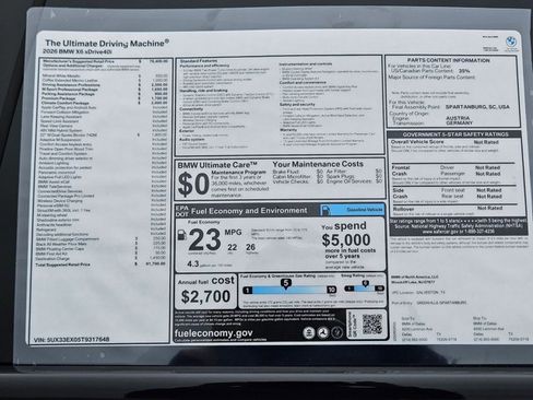 New 2026 BMW X6 xDrive40i image 17