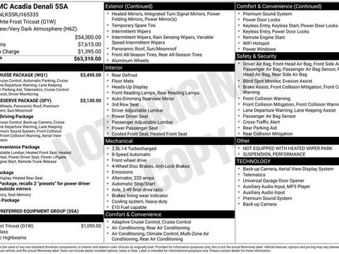 Certified 2024 GMC Acadia Denali w/ Super Cruise Package image 53