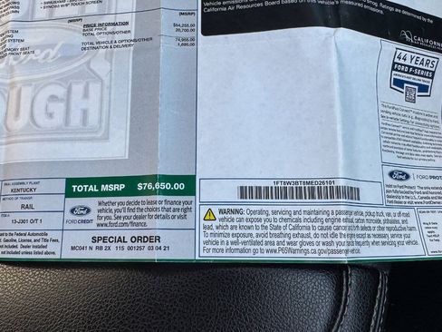 Used 2021 Ford F350 Lariat w/ Lariat Ultimate Package AWD/4WD image 38