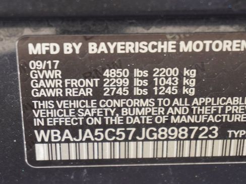 Used 2018 BMW 530i RWD image 34