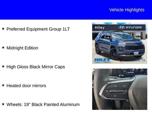 Used 2025 Chevrolet Equinox LT w/ Midnight Edition FWD image 9