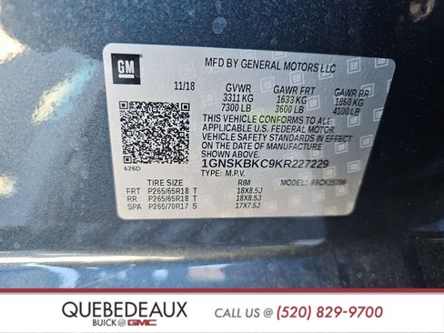 Used 2019 Chevrolet Tahoe LT w/ Off-Road Package image 21