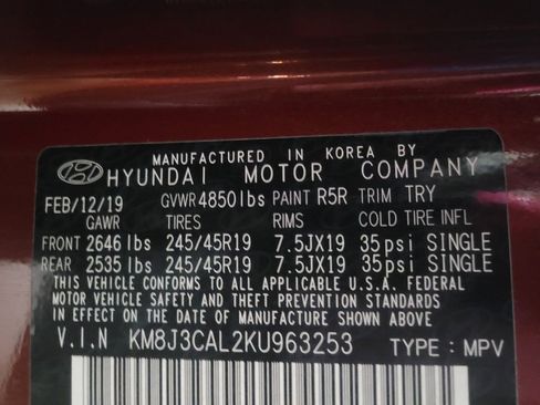 Used 2019 Hyundai Tucson Night image 33