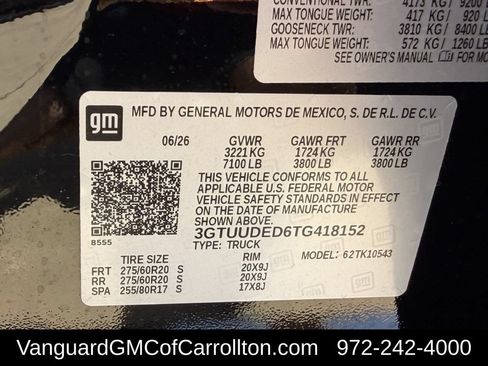 New 2026 GMC Sierra 1500 SLT AWD/4WD image 24