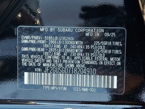 New 2026 Subaru Crosstrek 2.5i Sport AWD/4WD image 19