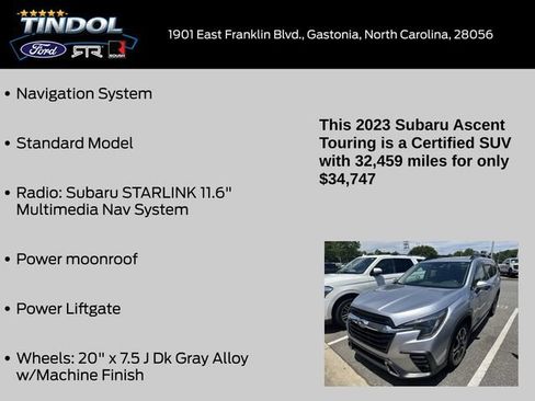 Used 2023 Subaru Ascent Touring AWD/4WD image 11