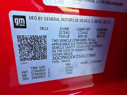 Certified 2025 Chevrolet Silverado 1500 Custom Trail Boss w/ Turbomax Blackout Package image 33