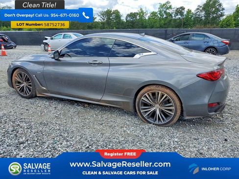 Used 2017 INFINITI Q60 3.0t w/ Premium Plus Package 3.0T RWD image 3