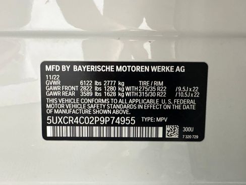 Certified 2023 BMW X5 sDrive40i w/ M Sport Package RWD image 33