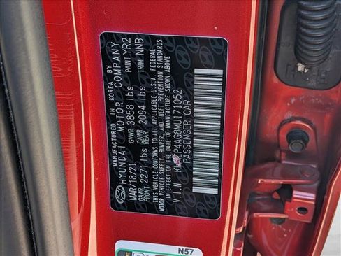 Used 2021 Hyundai Elantra Limited w/ Cargo Package image 24