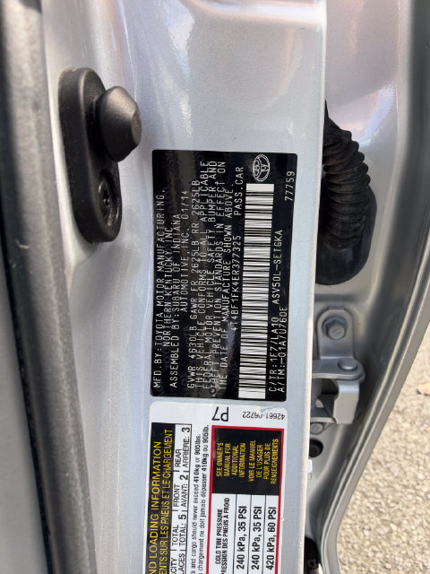 Used 2014 Toyota Camry XLE w/ Leather Package FWD image 24