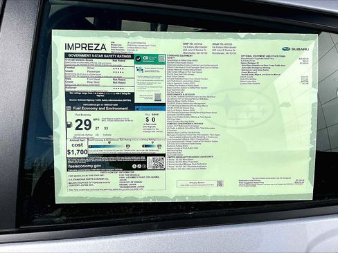 New 2026 Subaru Impreza 2.0i Sport AWD/4WD image 19