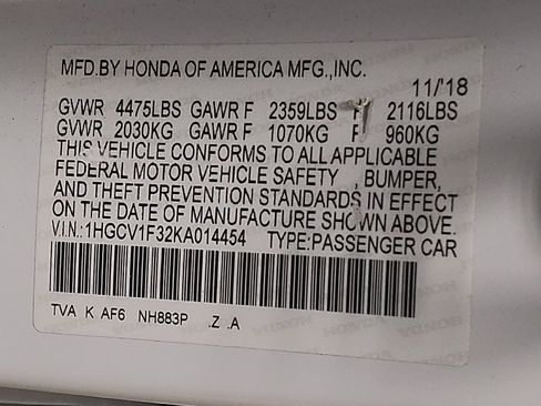 Used 2019 Honda Accord Sport image 33