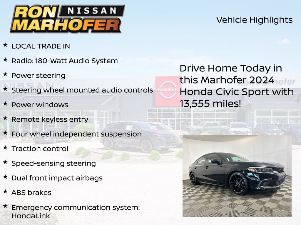 Used 2024 Honda Civic Sport image 13