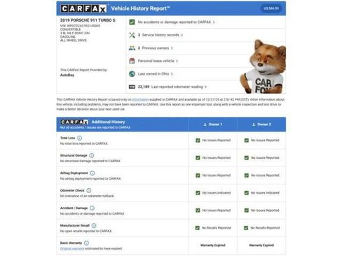 Used 2019 Porsche 911 Turbo S image 4