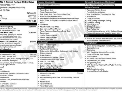 Used 2023 BMW 330i xDrive Sedan w/ M Sport Package AWD/4WD image 6