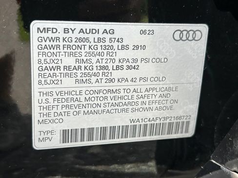 Used 2023 Audi SQ5 Prestige w/ Prestige Package AWD/4WD image 54