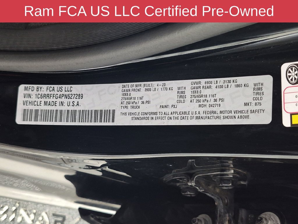 Certified 2023 RAM 1500 Big Horn w/ Trailer Tow Group AWD/4WD image 42