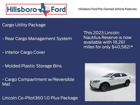 Used 2023 Lincoln Nautilus Reserve w/ Equipment Group 202A AWD/4WD image 9