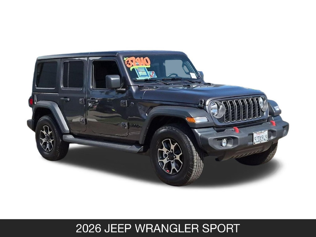 Used 2026 Jeep Wrangler Unlimited Sport AWD/4WD image 2
