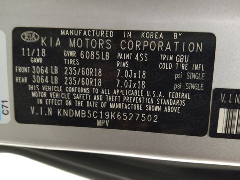 Used 2019 Kia Sedona EX FWD image 33
