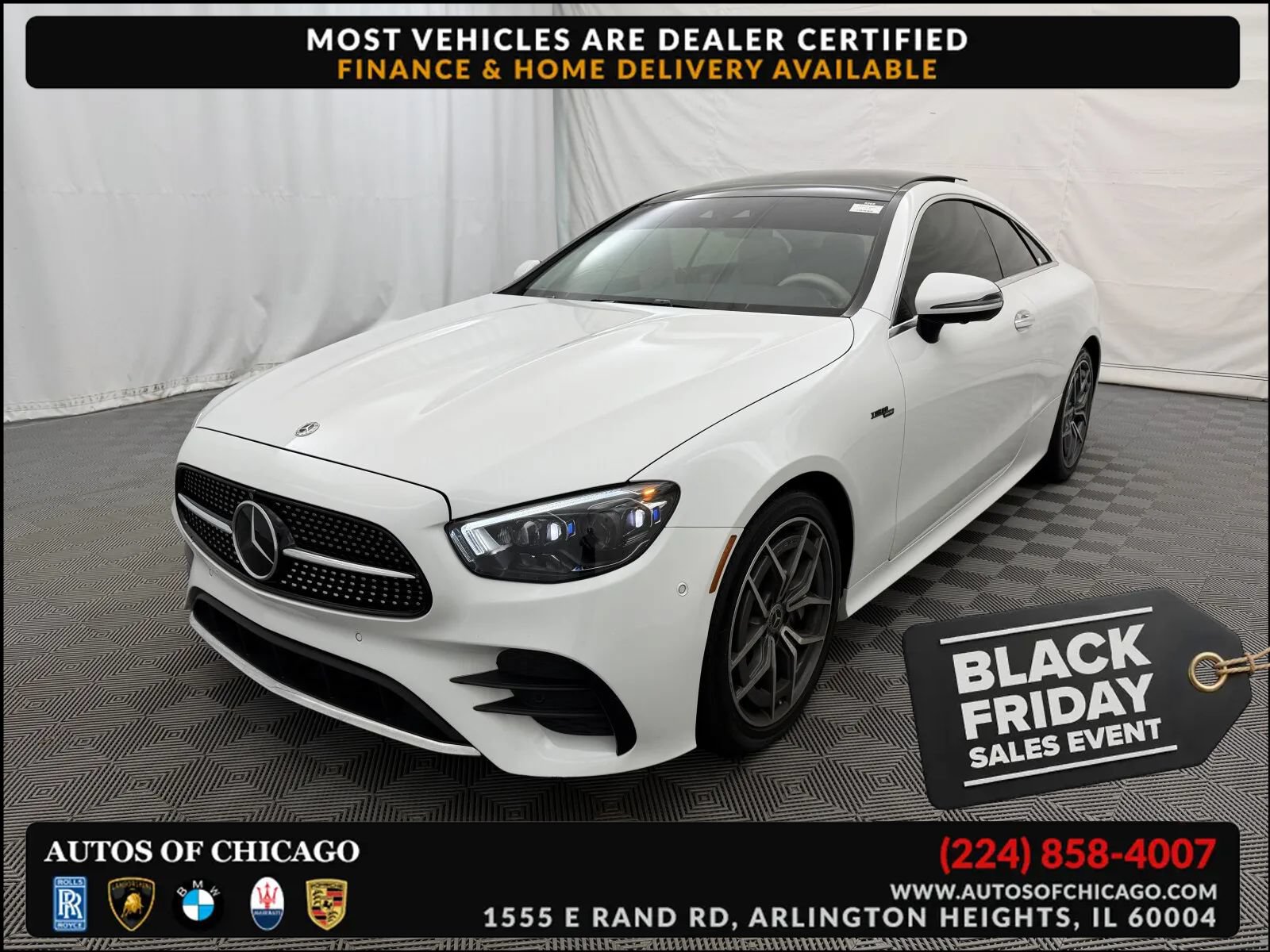 Used 2022 Mercedes-Benz E 450 4MATIC Coupe image 1