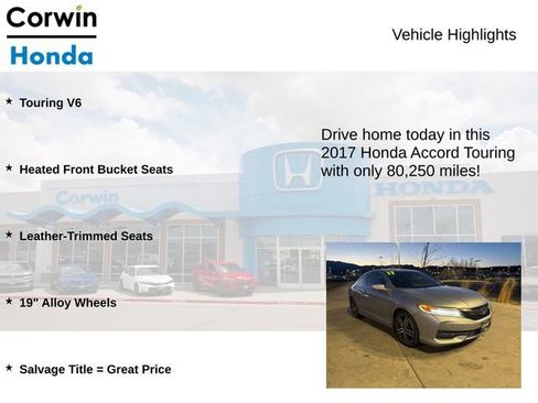 Used 2017 Honda Accord Touring image 6