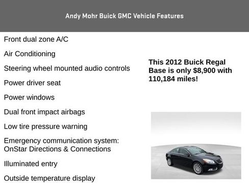 Used 2012 Buick Regal Leather FWD image 8