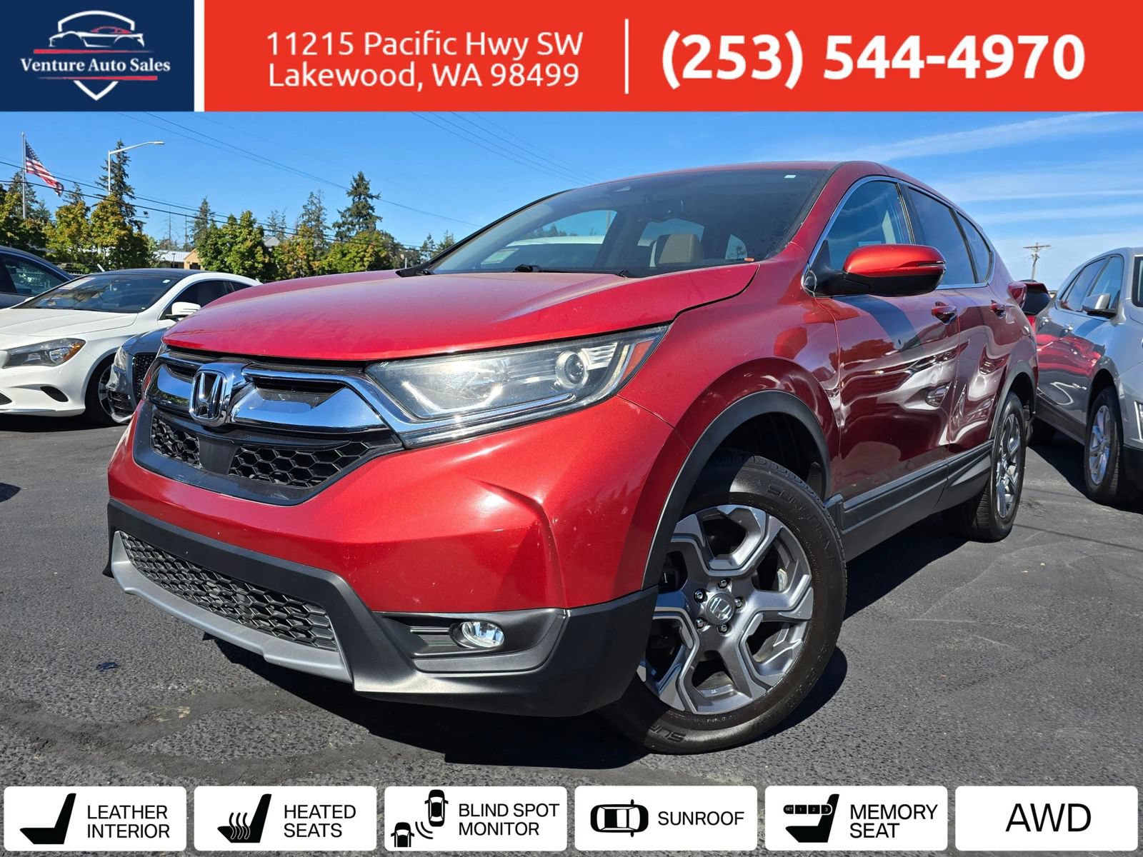 Used 2018 Honda CR-V EX-L image 1