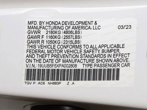 Certified 2023 Acura TLX w/ A-SPEC Pkg FWD image 39