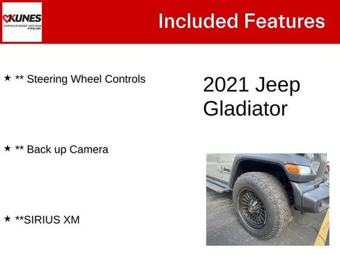 Used 2021 Jeep Gladiator Sport AWD/4WD image 4