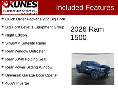 New 2026 RAM 1500 Big Horn w/ Night Edition
