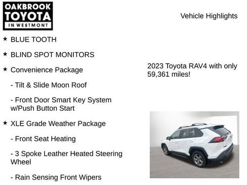 Used 2023 Toyota RAV4 XLE w/ Convenience Package AWD/4WD image 8