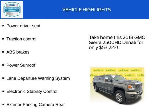 Used 2018 GMC Sierra 2500 Denali w/ Duramax Plus Package AWD/4WD image 19