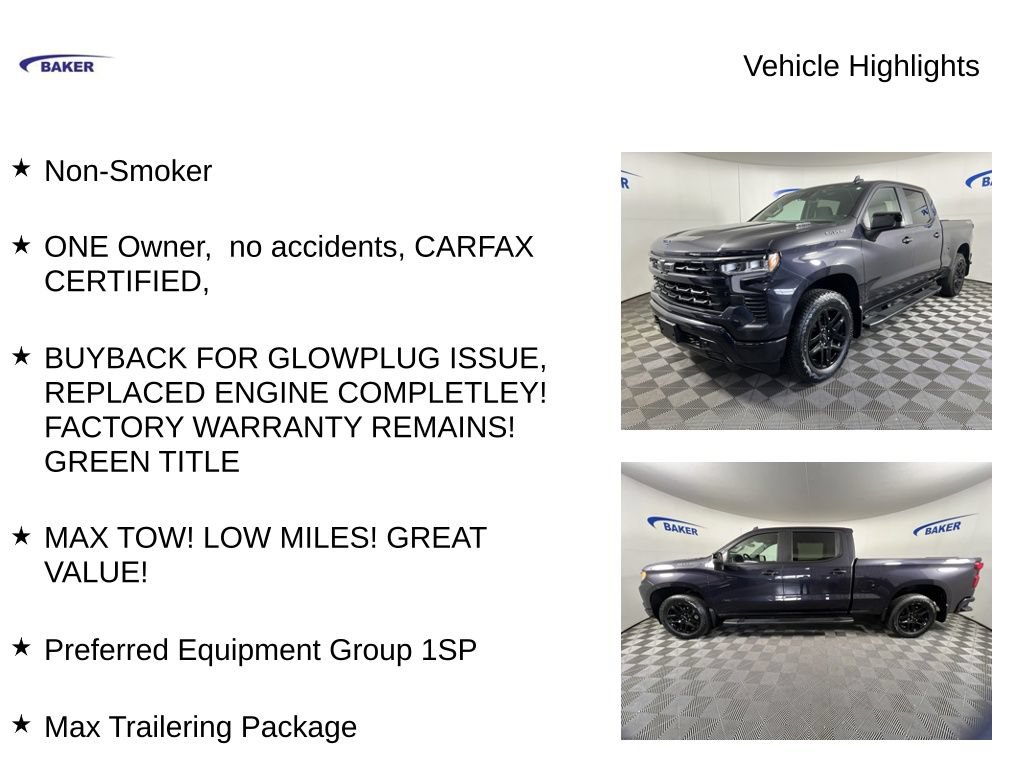 Used 2024 Chevrolet Silverado 1500 RST w/ Max Trailering Package AWD/4WD image 4