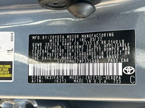 Used 2022 Toyota Corolla L image 28