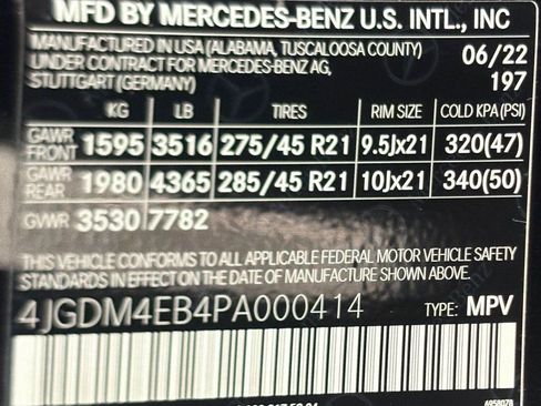 Certified 2023 Mercedes-Benz EQS 580 4MATIC SUV w/ Pinnacle Trim Package image 42