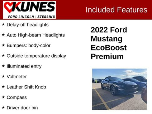 Used 2022 Ford Mustang Premium RWD image 3