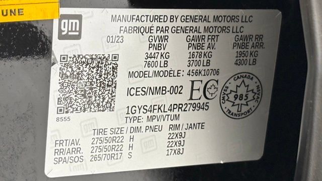 Used 2023 Cadillac Escalade Sport w/ LPO, ONYX Package AWD/4WD image 54