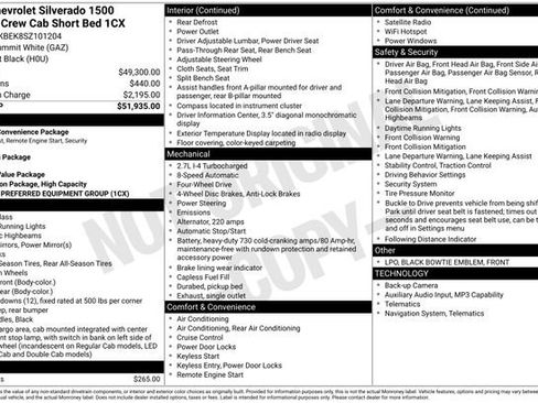 Used 2025 Chevrolet Silverado 1500 Custom AWD/4WD image 59