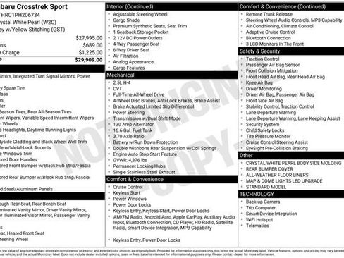 Used 2023 Subaru Crosstrek 2.5i Sport image 6